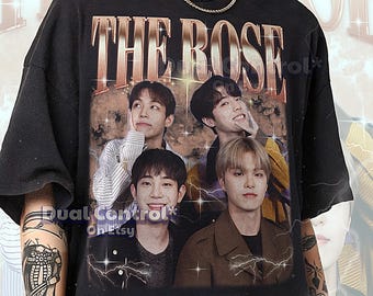 THE ROSE Bootleg Shirt, The Rose Retro Tees, K-Rock Band T-Shirt, Stage Longsleeve, The Rose Vintage Sweater #saf