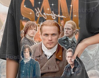 Sam Heughan 90s Vintage Retro Bootleg Sam Heughan Shirt, Scottish Actor Graphic Tee, Historical Drama Star Fan Gift #ari