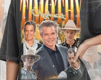 Timothy Olyphant 90er Jahre Vintage Retro Bootleg Timothy Olyphant Shirt, US Marshal Graphic Tee, Western Drama Star Fan Bekleidung #ari