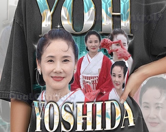 Maglietta di Yoh Yoshida, maglietta vintage retrò anni '90 di Yoh Yoshida, maglietta grafica di un'attrice giapponese, abbigliamento per fan di star del drama, #tpc