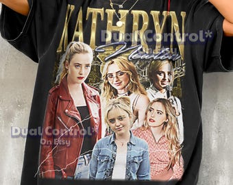 Kathryn Newton 90er Jahre Vintage Retro Bootleg Shirt, Horror Komödie Schauspielerin Grafik T-Shirt, Hollywood Star Fan Bekleidung #SAF