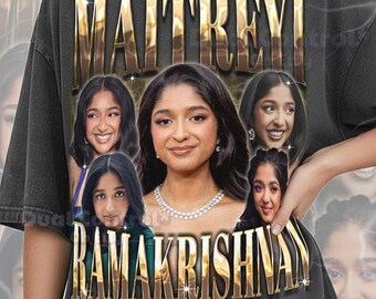 Maitreyi Ramakrishnan Shirt, 90s Vintage Retro Bootleg Maitreyi Ramakrishnan T-Shirt, Comedy Star Graphic Tee, TV Actress Fan Shirt, #tpc