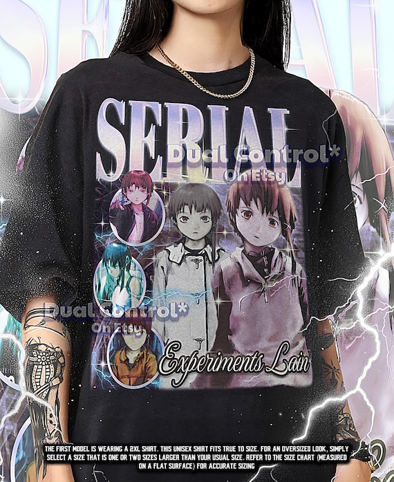 SERIAL EXPERIMENTS LAIN Vintage Shirt, Serial Experiments Lain