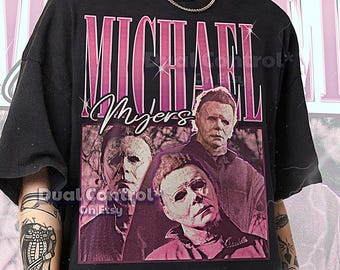 MICHAEL MYERS Bootleg Shirt, Michael Myers Halloween Franchise Retro Tees, Slasher Icon T-Shirt, Horror Shirt, Michael Myers Sweater #saf