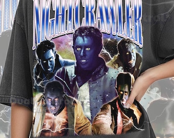 Nightcrawler Comfort Colors® Shirt, Nightcrawler Vintage Tee, Nightcrawler 90s Tshirt, Retro Tee, Bootleg, Mutant, Hero #Saf