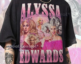 ALYSSA EDWARDS Bootleg Shirt, Alyssa Edwards Retro Tees, Drag Star T-Shirt, Dance Longsleeve, Alyssa Edwards Vintage Sweater #saf