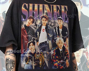Camiseta pirata de SHINEE, camisetas retro de SHINEE, camiseta de leyendas del K-Pop, manga larga de baile, suéter vintage de SHINEE #saf