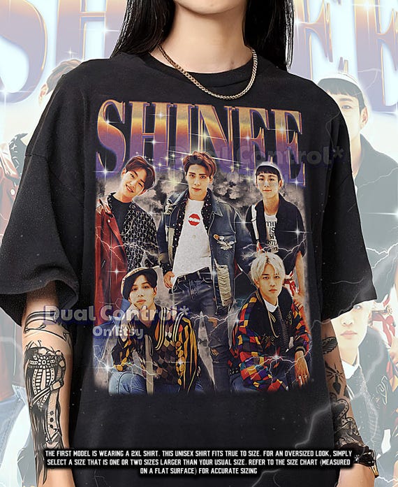 SHINEE Bootleg Shirt, Shinee Retro Tees, K-pop Legends T-shirt