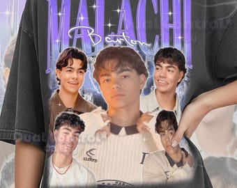 Malachi Barton jaren 90 vintage retro bootleg Malachi Barton shirt, jonge acteur grafisch T-shirt, tv-ster fankleding #ari
