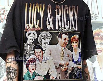 LUCY RICARDO Bootleg Shirt, Lucy Ricardo and Ricky Ricardo Retro Tees, Sitcom Duo T-Shirt, Classic Longsleeve, Lucy Ricardo Sweater #saf