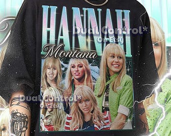 Hannah Montana Shirt, Hannah Montana Vintage Shirt, Hannah Retro Tee, Montana Bootleg Tee, Pop Star Icon Look  #saf
