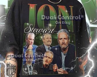 JON STEWART Vintage-skjorta, Stewart Retro 90-tals-t-shirt, Jon Bootleg-t-shirt, Stewart Satir-t-shirt, Jon Politisk Ikon #saf