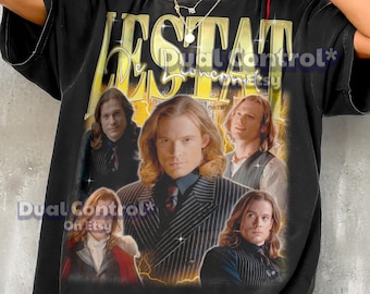 Letat De LionCourt 90er Jahre Vintage Retro Bootleg Shirt, Gothic Vampir Grafik T-Shirt, Dark Fantasy Charakter Fan Bekleidung #ARI