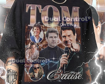 TOM CRUISE Vintage Shirt, Tom Cruise Retro 90er Jahre Tshirt, Tom Bootleg Tee, Tom Cruise Pullover, Kuriosa Junkie Icon Look #saf