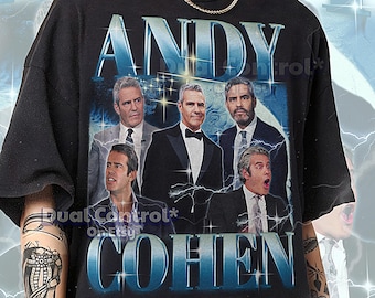 Camiseta pirata de ANDY COHEN, camisetas retro de Andy Cohen, camiseta de programa de entrevistas, manga larga Bravo, suéter vintage de Andy Cohen #saf