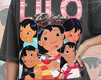 Lilo Pelekai Monsters Inc Shirt, Lilo 90s Vintage Retro Bootleg Shirt, Island Family Graphic Tee, Alien Best Friend Fan Gift, #saf