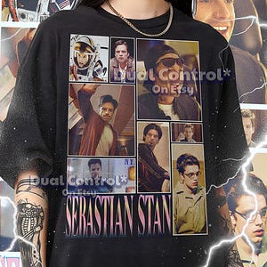 Sebastian Stan Bootleg Shirt, Sebastian Stan Vintage Tees, Sebastian Stan Retro 90s, Sebastian Stan Sweatshirt, Sebastian Stan Hoodie #Saf