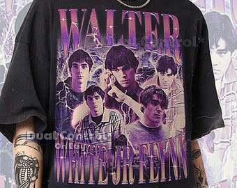 Walter White Jr. T-Shirt, Vintage TV Character Drama Star Performer Tee, 90s Retro Throwback, Walter White Jr. Sweater #Saf