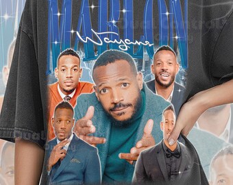 Marlon Wayans des années 90 rétro bootleg Marlon Wayans chemise, t-shirt graphique légende comédie, acteur drôle Fan vêtements #ari