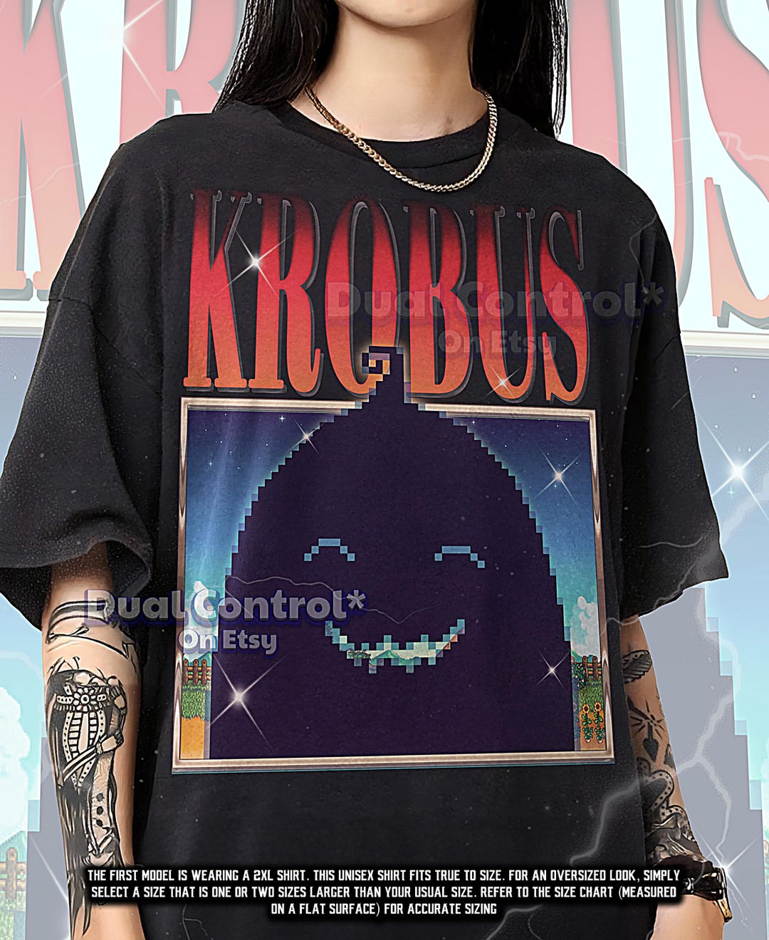 KROBUS Bootleg Shirt, Krobus Retro Tees, Shopkeeper T-shirt, Shadow ...