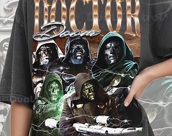 Koszulka Doctor Doom Comfort Colors®, koszulka Doctor Doom Vintage, koszulka Doctor Doom z lat 90., koszulka retro, klasyczna podróbka, komiks, szef #Saf