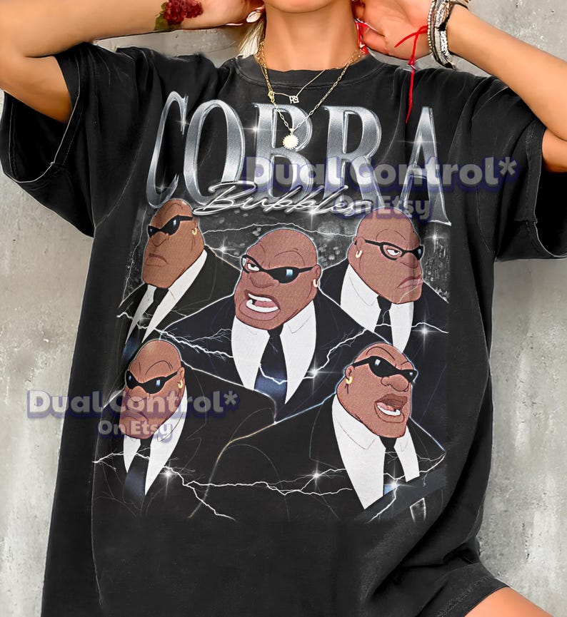 Camiseta de Lilo Stitch de Cobra Bubbles, camiseta pirata retro vintage de los 90 de Cobra Bubbles, camiseta gráfica de agente secreto, regalo de protector de la familia de la isla, #saf imagen 2