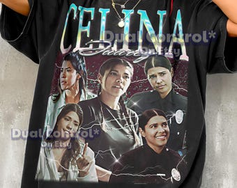 Celina Juarez 90er Jahre Vintage Retro Bootleg Shirt, Ersthelfer TV Grafik Tee, Polizist Charakter Fan Bekleidung #SAF