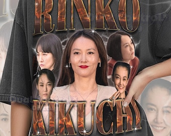 Maglietta di Rinko Kikuchi, maglietta bootleg di Rinko Kikuchi vintage anni '90, maglietta dell'attrice pluripremiata, maglietta del fan del cinema globale, #tpc