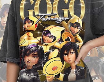 Go Go Tomago Big Hero Shirt, Gogo Tomago 90s Vintage Retro Bootleg Shirt, Speedster Graphic Tee, High-Tech Heroine Fan Gift, #saf