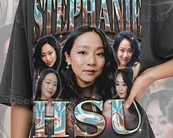 Maglietta di Stephanie Hsu, maglietta vintage retrò anni '90 di Stephanie Hsu, maglietta dell'attrice pluripremiata, abbigliamento per fan delle star di Hollywood, #tpc