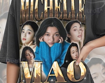 Maglietta Michelle Mao, maglietta vintage retrò anni '90 di Michelle Mao, maglietta grafica tributo all'attrice, abbigliamento per fan di Rising Star, #tpc