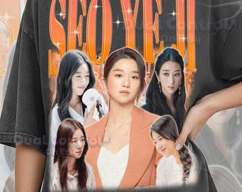 Seo Yea Ji 90er Jahre Vintage Retro Bootleg Seo Yea-ji Shirt, koreanische Schauspielerin Grafik T-Shirt, K-Drama Star ästhetische Fan Bekleidung #ari