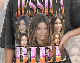 Jessica Biel Shirt, 90s Vintage Retro Bootleg Jessica Biel T-Shirt, Hollywood Actress Graphic Tee, 90s TV Star Fan Apparel, #tpc
