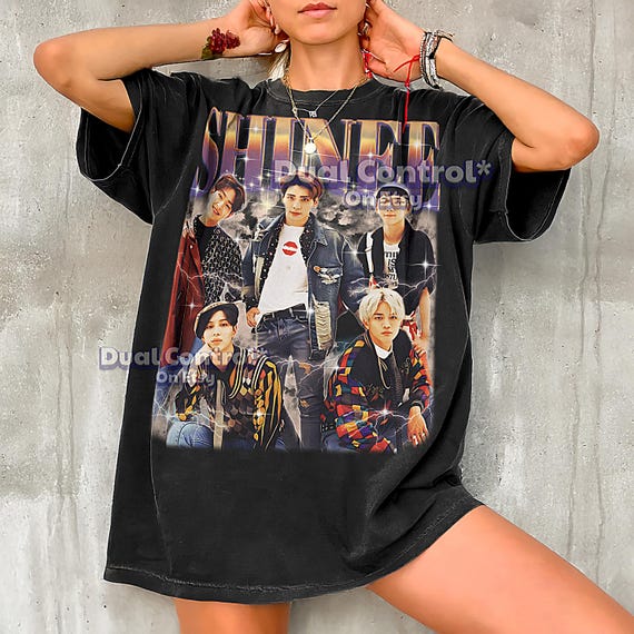 SHINEE Bootleg Shirt, Shinee Retro Tees, K-pop Legends T-shirt
