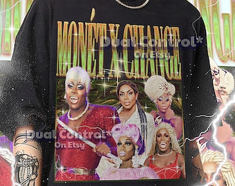 MONET X CHANGE Vintage Shirt, Monet X Change Retro 90s Tshirt, Monet Bootleg Tee, Monet X Change Sweater, Drag Race Star Look  #saf