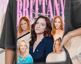 Chemise de neige Bretagne rétro bootleg vintage des années 90 Brittany Snow, t-shirt graphique hommage à l'actrice, vêtements de fan de star de cinéma #ari