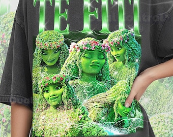 Te Fiti Shirt, 90s Vintage Retro Bootleg Nature Goddess T-Shirt, Island Mother Graphic Tee, Ocean Creation Legend Fan Shirt, #saf