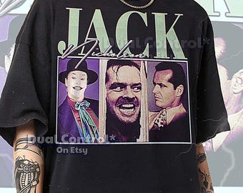 Jack Nicholson T-Shirt, Vintage Actor Star Legend Performer Tee, 90s Retro Throwback, Jack Nicholson Sweater #Saf
