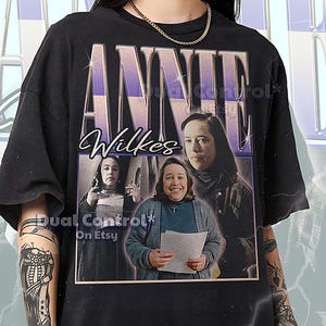ANNIE WILKES Bootleg-skjorta, Annie Wilkes Misery Retro-tröjor, Horror Villain-tröja, Thriller-långärmad, Annie Wilkes Vintage-tröja #saf