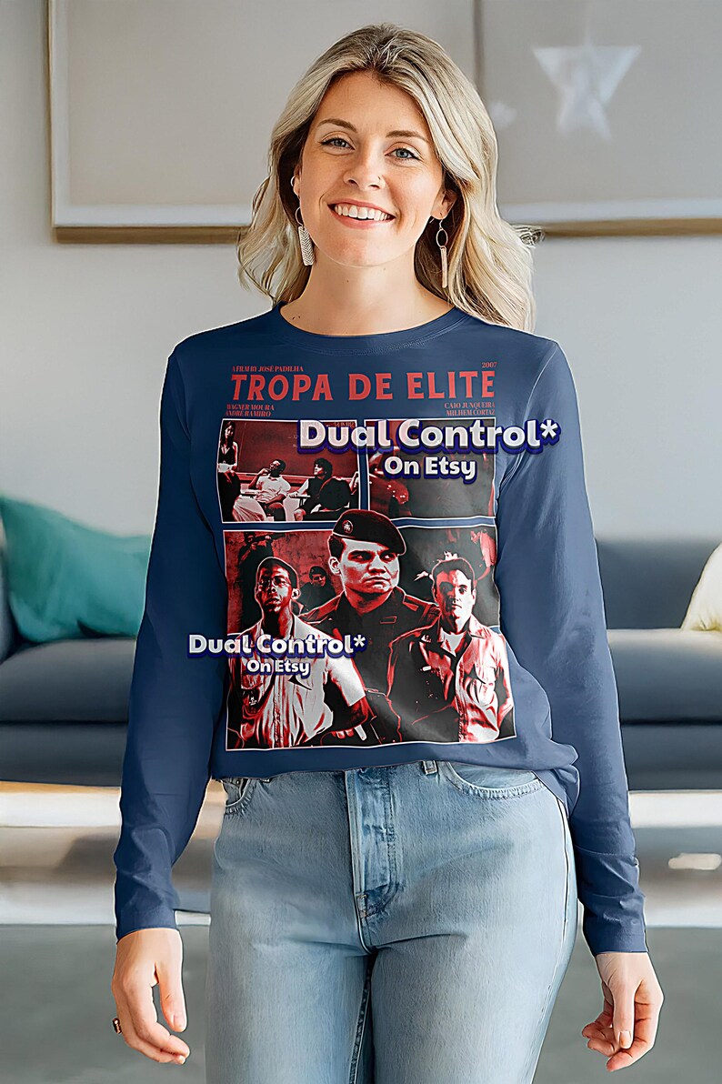 Camiseta pirata Tropa Elite, camisetas vintage Tropa Elite, Tropa Elite retro de los 90, sudadera Tropa Elite #Saf imagen 5