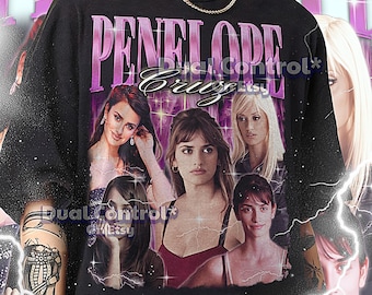 PENELOPE CRUZ Vintage Hemd, Penelopecruz Retro 90er Jahre Tshirt, Penelope Bootleg Tee,Penelopecruz Pullover, Spanische Schauspielerin Icon Look #saf