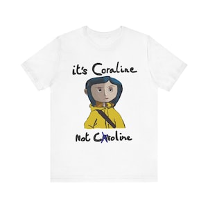 Coraline Shirt Unisex - Design Graphic Tee, Unique Gift, Casual Wear, Aesthetic T-Shirt, Everyday Style, Fans of Animation