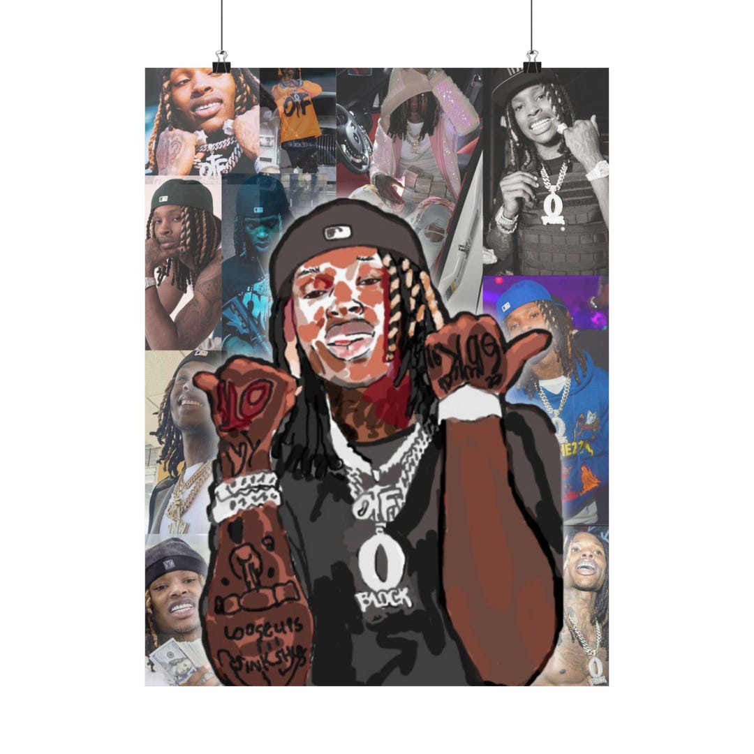 King Von Fan Art Poster: Hip-hop Portrait by Ownurface - Etsy