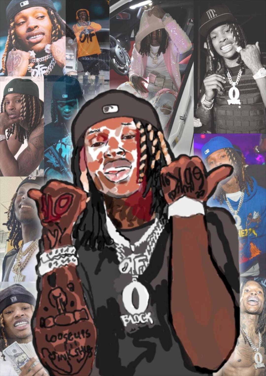 king-von-digital-poster-high-resolution-hip-hop-rap-wall-art-download
