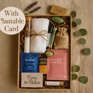 Luxury Spa Letterbox Gift – Relaxation Kit with Jade Roller, Face Mask, Tea & More
