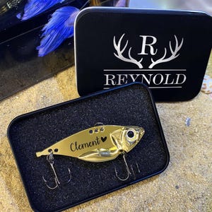 Leurres de pêche personnalisés Cadeau de pêche personnalisé Mari petit ami Cadeau gravé Cadeau pêcheur Leurres de pêche de mariage Proposition de pêche pour garçons d&#39;honneur