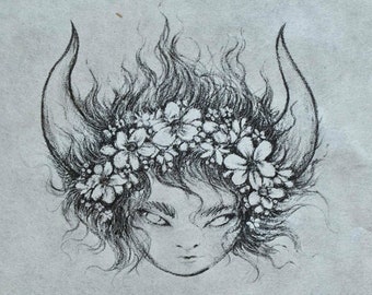 DEMONBEAST: LIGHT (original lithograph)