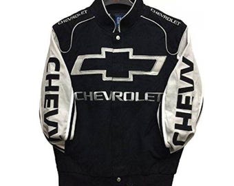 Chevrolet NASCAR Vintage Adult Racing Jacket Fully Embroidered jacket