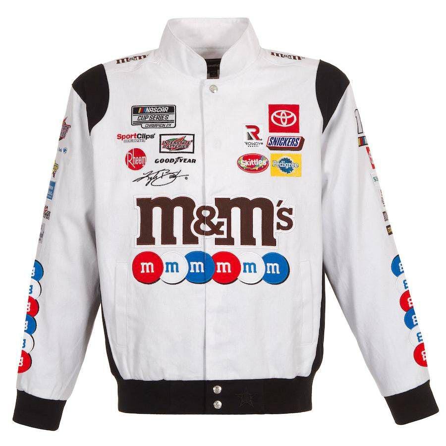 NASCAR M&M's ジャケット 2XL 限定 NASCAR ナスカー JHデザイン M&M's レーシングジャケット