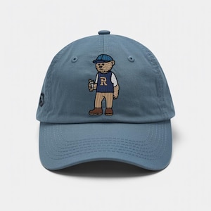 Teddy Bear Embroidered Dad Cap  Toy Bear Gift  Cotton Classic Baseball Hat  Multiple Colors  Unisex For Him & For Her, More Colours
